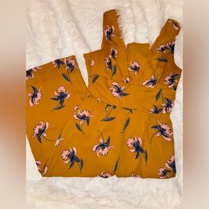 Dee elly Wide leg capri jumpsuit